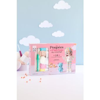 Coffret la poupée de p'tite peste au crochet Lili