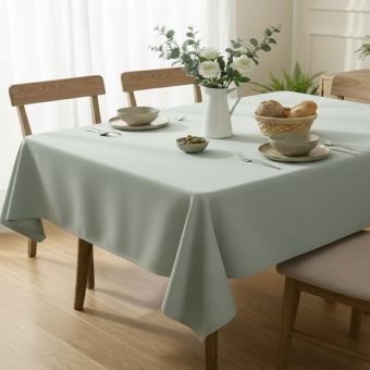 Nappe rectangle 150x250 countryside vert d'eau