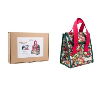 Kit couture DIY - Sac Lunch box x Liberty vert