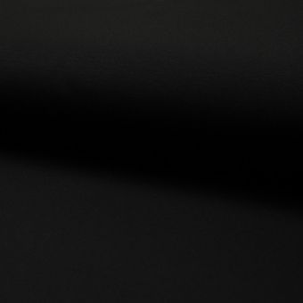 Maille Jersey milano brossé uni noir