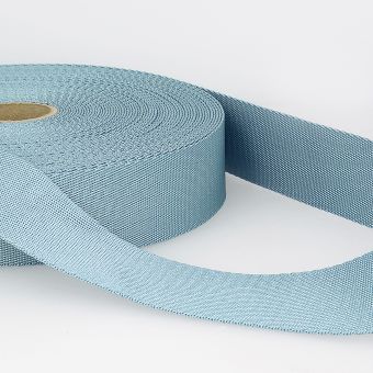 Sangle polyester 35mm bleu ciel