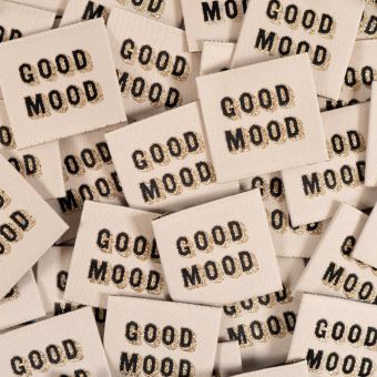 Étiquettes tissées Good Mood x5 - IKATEE