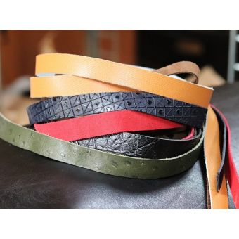 Lot surprise 6 bandes cuir souple largeur 20mm