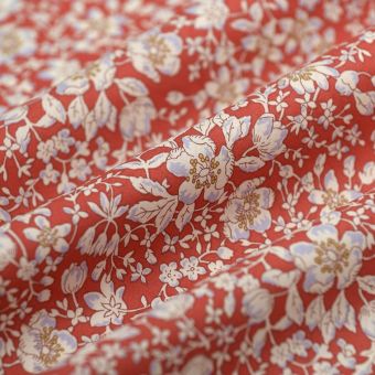 Tissu Liberty tana lawn lizzy rouge