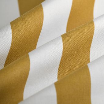 Tissu bâche bicolore déperlant anti-uv blanc camel 