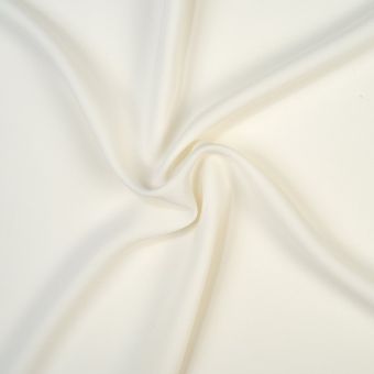 Tissu crêpe uni Suzy écru