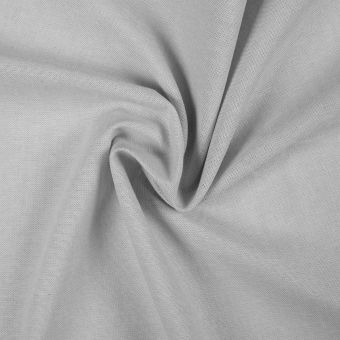 Tissu coton chambray gris clair
