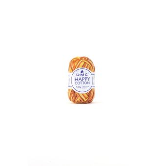 Pelote Happy cotton 20 gr coucher de soleil 653 DMC