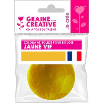 Graine Créative - colorant solide pour bougie 20 g Jaune