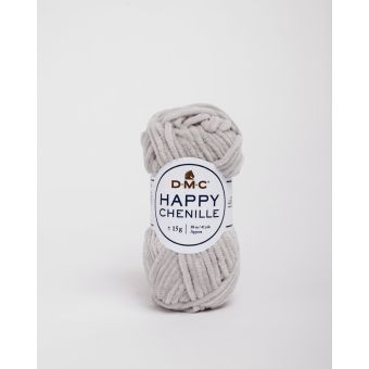 Pelote de fil à tricoter Happy Chenille naturel n°11 - DMC