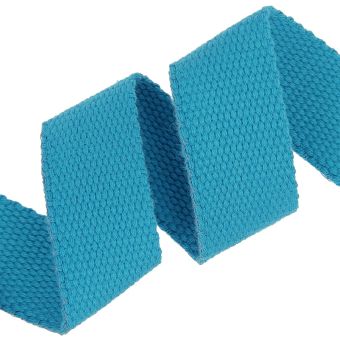 Sangle coton renforcée turquoise 30mm