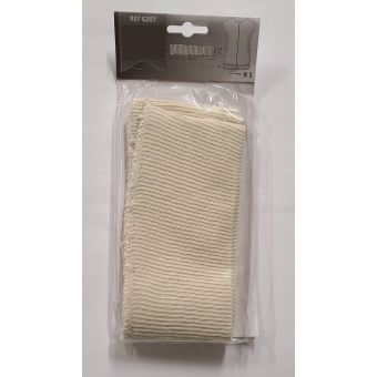 Bord côte pièce bas blouson beige 69x8 cm
