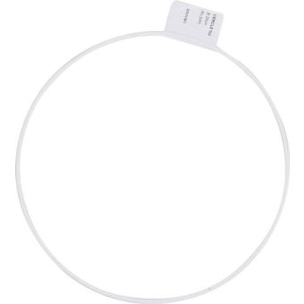 Armature abat-jour cercle Rilsan Diamètre 20 cm blanc