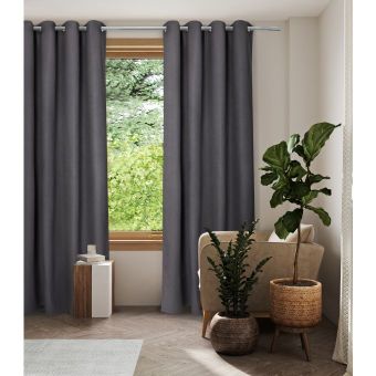 Rideau occultant thermique Viriville gris