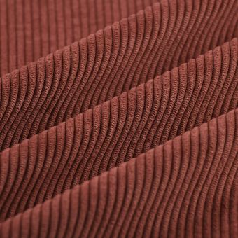 Tissu velours côtes First rose foncé qualité siège 