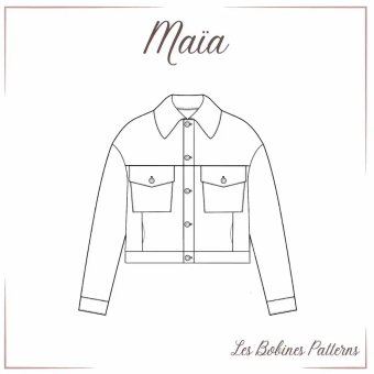 Patron de couture veste Maïa - Taille 34 au 56