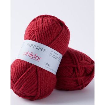 Pelote de fil à tricoter Partner 6 pavot - Phildar