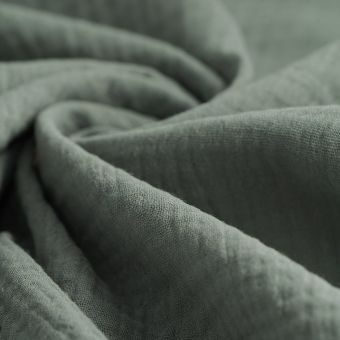 Tissu double gaze Gaby sauge