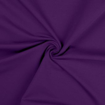 Maille Jersey coton uni jerry violet