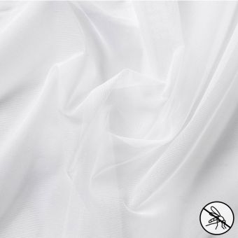 Tissu voilage traitement "Stop Moustique" fin largeur 300 cm