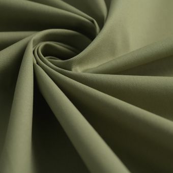 Tissu popeline coton Poppie olive