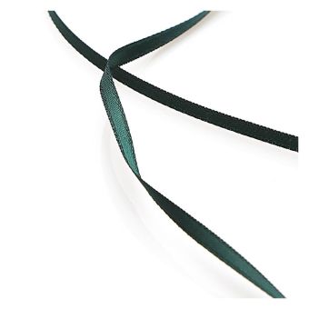 Ruban satin double face 3mm vert