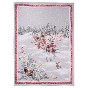 Torchon randonnée gris