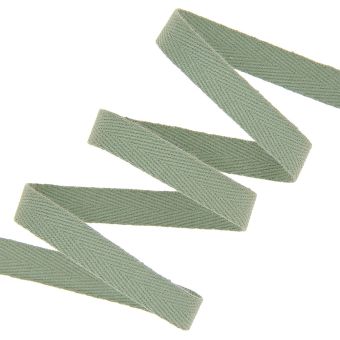 Ruban sergé chevron 10mm kaki