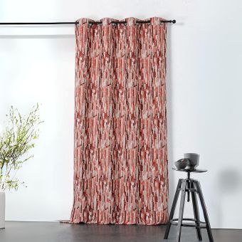 Rideau d'ameublement aux impressions abstraites - 135 x 240 cm