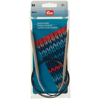 Aiguilles à tricoter circulaires, gris perle ou gris