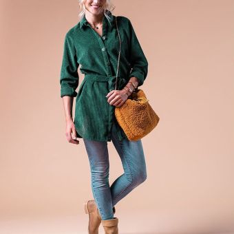 Patron McCALL's M7472E5 Top,Blouse,Chemise Femme 42-50