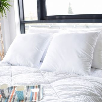 Lot de 2 oreillers Anti transpirant Topcool 60 x 60 cm "Bleu Calin"