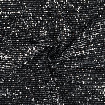Tissu sequin argenté