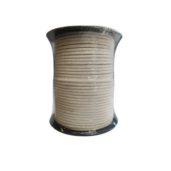 Ganse coton de 4 mm, rouleau de 100 mètres