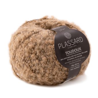 Pelote de laine Plassard toudoux beige 80