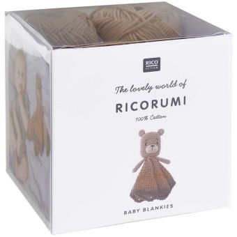 Kit Amigurumi doudou nounours - Rico Design