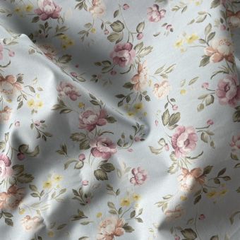 Tissu popeline de coton douce imprimé Antoinette - Atelier VingtSept