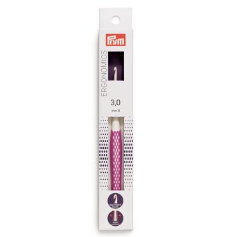Crochet laine ergonomics 3,0 mm/17 cm