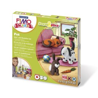 Fimo - Kit Pâte Fimo Kids Animaux de compagnie 8034.02 ly