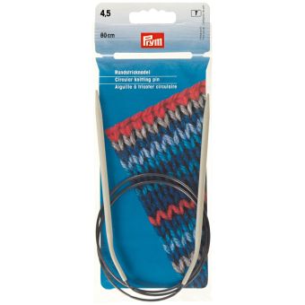 Aiguilles à tricoter circulaires, gris perle ou gris