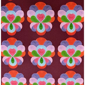 Gabardine/Love is Strange bordeaux rose