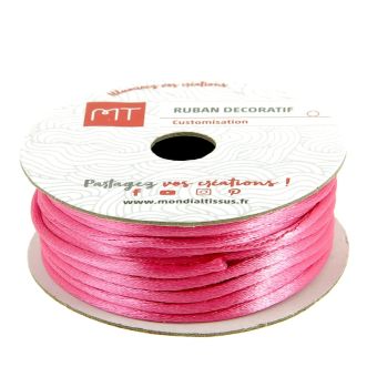 Bobine queue de rat rose 2 mm