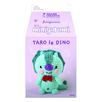 Kit mini amigurumi dinosaure 100 mm