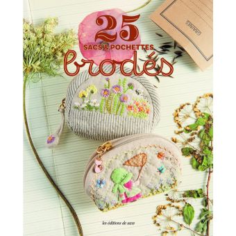 Livre 25 sacs & pochettes brodées
