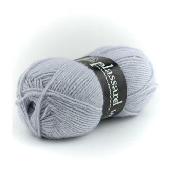 Pelote de fil à tricoter Layette Plus gris - Plassard