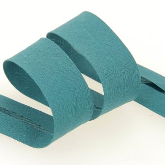 Biais replié 30 mm bleu céladon