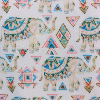 Toile imperméable éléphant oriental