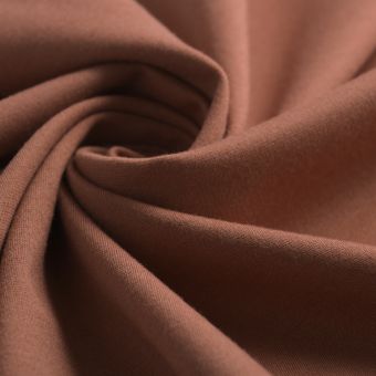 Tissu maille Milano uni terracotta