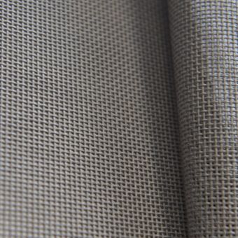 Toile grille ajourée mobilier extérieur PVC - qualité siège - smoky 