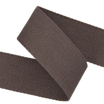 Sangle coton marron 38 mm